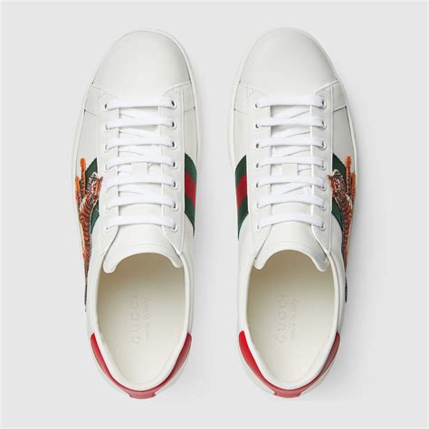 fake gucci ace tiger sneakers|gucci tiger button up.